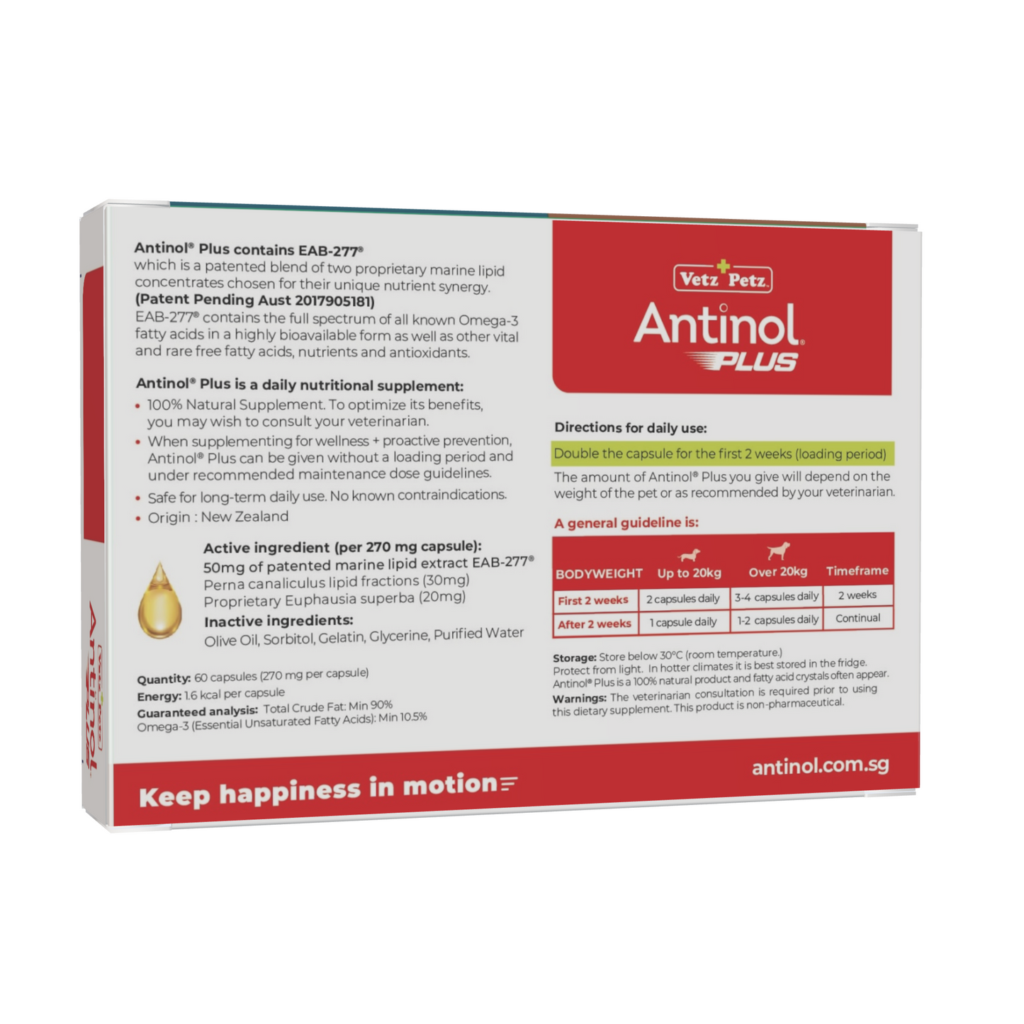 Antinol<sup>®</sup> Plus for Dogs